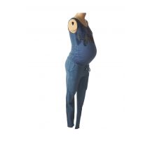 LOVE2WAIT - Combinaison maternité bleu en coton pour femme - Taille 36 - Modz
