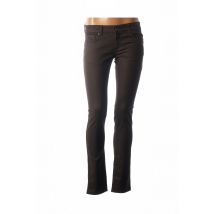 COUTURIST - Pantalon slim marron en coton pour femme - Taille W34 L32 - Modz