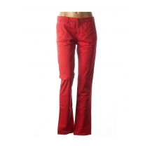 COUTURIST - Pantalon droit rouge en coton pour femme - Taille 40 - Modz