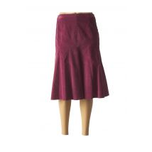 NEW MAN - Jupe mi-longue violet en coton pour femme - Taille 36 - Modz