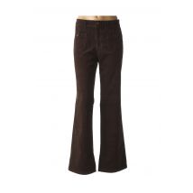 NEW MAN - Pantalon flare marron en coton pour femme - Taille 46 - Modz