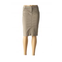 NINATI - Jupe mi-longue vert en coton pour femme - Taille 38 - Modz