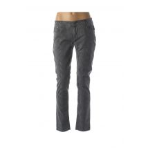 MKT STUDIO - Pantalon slim gris en coton pour femme - Taille 40 - Modz