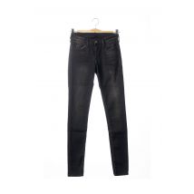 LE TEMPS DES CERISES - Jeans coupe slim noir en coton pour fille - Taille 16 A - Modz