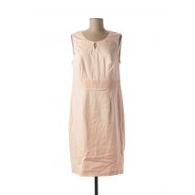 GERRY WEBER - Robe mi-longue rose en coton pour femme - Taille 42 - Modz