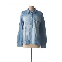 ACQUAVERDE - Blouse bleu en coton pour femme - Taille 36 - Modz
