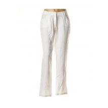 MERI & ESCA - Pantalon droit blanc en lin pour femme - Taille 40 - Modz