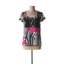 FRANCE RIVOIRE - Top rose en polyester pour femme - Taille 44 - Modz