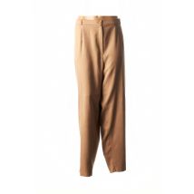 RIO PANTALONS FEMME DE COULEUR BEIGE - Grande Taille