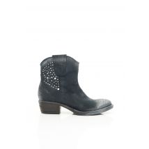 REQINS - Bottines/Boots bleu en cuir pour femme - Taille 36 - Modz