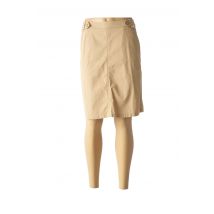 MAT DE MISAINE - Jupe mi-longue beige en tencel pour femme - Taille 40 - Modz