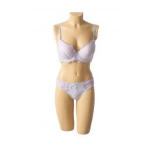 HANA - Ensemble lingerie violet en polyamide pour femme - Taille 80B S - Modz