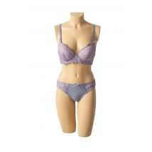 HANA - Ensemble lingerie bleu en polyamide pour femme - Taille 75B XS - Modz