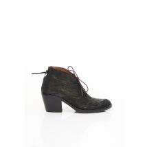 REQINS - Bottines/Boots noir en cuir pour femme - Taille 36 - Modz