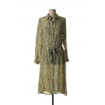 CHERRY - Robe mi-longue vert en viscose pour femme - Taille 38 - Modz