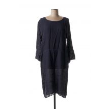 HARTFORD - Robe courte bleu en lin pour femme - Taille 36 - Modz