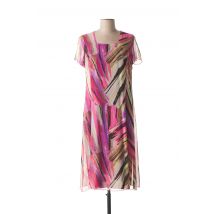 IMPULSION - Robe mi-longue rose en polyester pour femme - Taille 40 - Modz