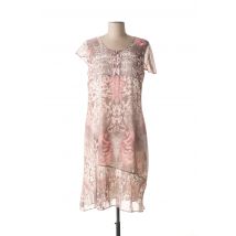 GUY DUBOUIS - Robe mi-longue rose en polyester pour femme - Taille 40 - Modz