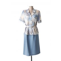 FRANCE RIVOIRE - Ensemble robe bleu en polyester pour femme - Taille 42 - Modz