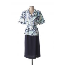IMPULSION - Ensemble robe bleu en polyester pour femme - Taille 42 - Modz