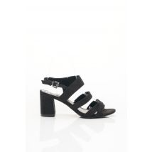 MARCO TOZZI - Sandales/Nu pieds noir en cuir pour femme - Taille 39 - Modz