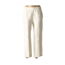 MARELLA - Pantalon large beige en lin pour femme - Taille 38 - Modz