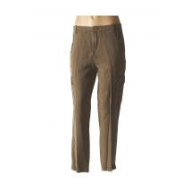 MKT STUDIO - Pantalon slim vert en lin pour femme - Taille 40 - Modz