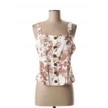 B.YOUNG - Top marron en lin pour femme - Taille 40 - Modz