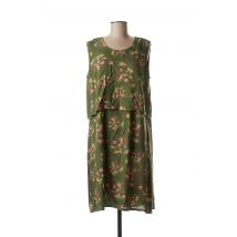 AGATHE & LOUISE - Robe mi-longue vert en viscose pour femme - Taille 36 - Modz