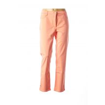 BETTY BARCLAY - Pantalon droit orange en coton pour femme - Taille 42 - Modz