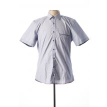 JUPITER - Chemise manches courtes bleu en coton pour homme - Taille S - Modz