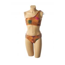 WILD - Maillot de bain 2 pièces orange en polyamide pour femme - Taille 38 - Modz