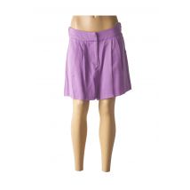 FRNCH - Short violet en viscose pour femme - Taille 42 - Modz