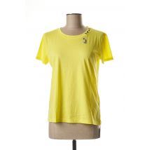MARC CAIN - T-shirt jaune en coton pour femme - Taille 34 - Modz