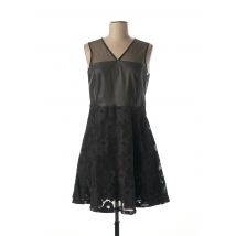 FRACOMINA - Robe courte noir en coton pour femme - Taille 36 - Modz