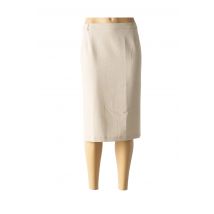 TELMAIL - Jupe mi-longue beige en polyester pour femme - Taille 44 - Modz