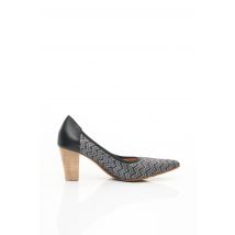 FUGITIVE BY FRANCESCO ROSSI - Escarpins noir en cuir pour femme - Taille 40 - Modz