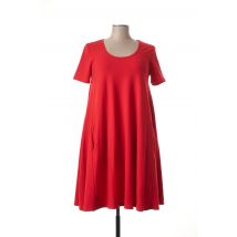 NINATI - Robe mi-longue rouge en coton pour femme - Taille 38 - Modz