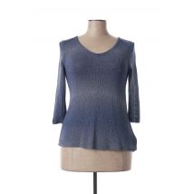 ALDOMARTINS - Pull bleu en coton pour femme - Taille 38 - Modz