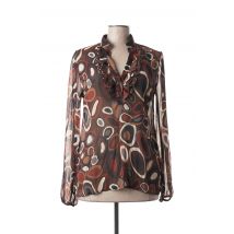 LE PHARE DE LA BALEINE - Blouse marron en polyester pour femme - Taille 42 - Modz