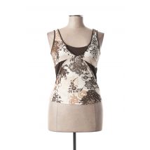 GARELLA - Top beige en viscose pour femme - Taille 40 - Modz