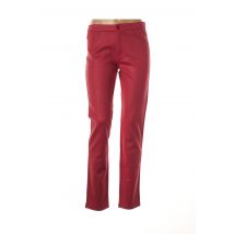 MULTIPLES - Pantalon slim rouge en viscose pour femme - Taille 46 - Modz