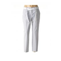 ATELIER GARDEUR - Pantalon 7/8 bleu en coton pour femme - Taille 38 - Modz
