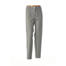BASLER - Pantalon droit gris en coton pour femme - Taille 46 - Modz