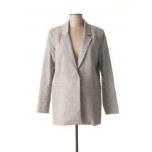 MINIMUM - Blazer gris en polyester pour femme - Taille 36 - Modz