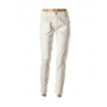F.A.M. - Pantalon 7/8 blanc en coton pour femme - Taille W28 - Modz