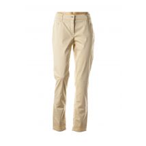 ATELIER GARDEUR - Pantalon droit beige en coton pour femme - Taille 34 - Modz