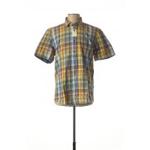 JUPITER - Chemise manches courtes jaune en coton pour homme - Taille M - Modz