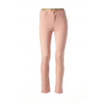 KANOPE - Pantalon slim rose en coton pour femme - Taille 34 - Modz
