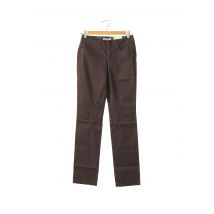 ESPRIT - Pantalon slim marron en coton pour femme - Taille 32 - Modz